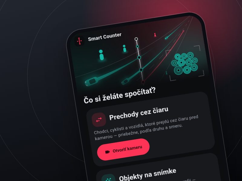 Ukážka aplikácie Smart Counter